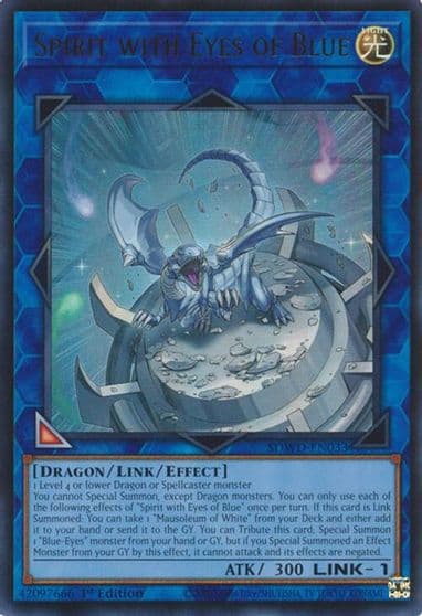 Spirit with Eyes of Blue Structure Deck: Blue-Eyes White Destiny Yu-Gi-Oh! card