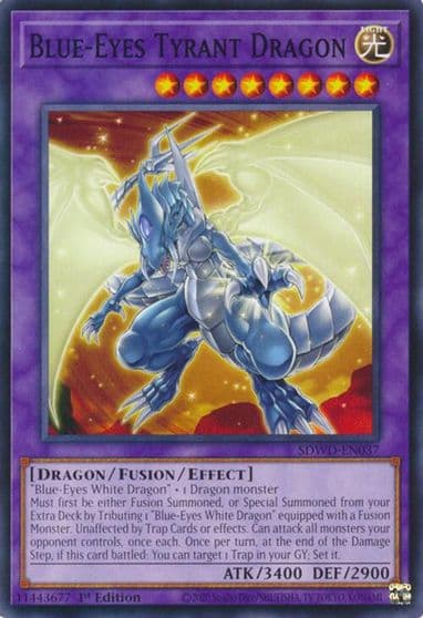 Blue Eyes Tyrant Dragon Structure Deck: Blue-Eyes White Destiny Yu-Gi-Oh! card
