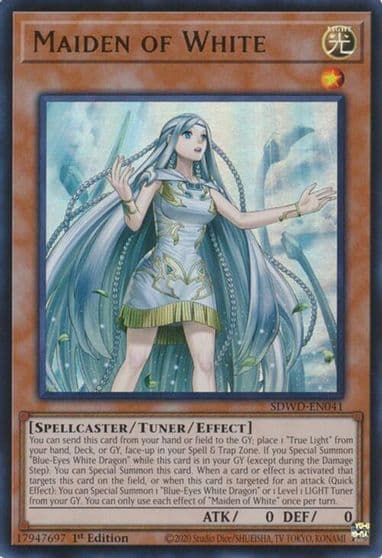 Maiden of White Structure Deck: Blue-Eyes White Destiny Yu-Gi-Oh! card