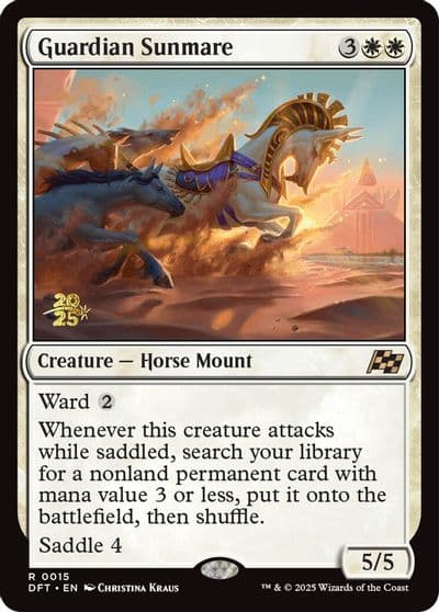 Guardian Sunmare Prerelease Cards Magic card