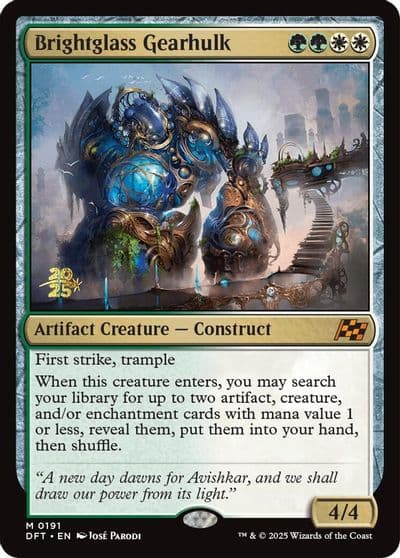 Brightglass Gearhulk Prerelease Cards Magic card