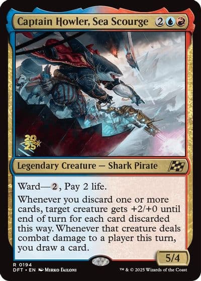 Captain Howler Sea Scourge Prerelease Cards Magic card