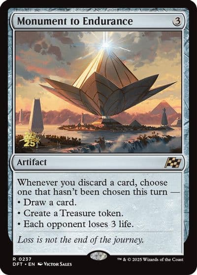Monument to Endurance Prerelease Cards Magic card