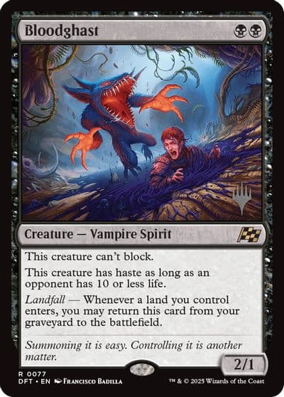 Bloodghast Promo Pack: Aetherdrift Magic card