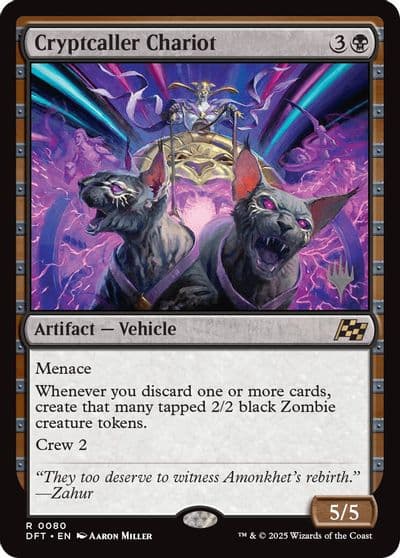 Cryptcaller Chariot Promo Pack: Aetherdrift Magic card
