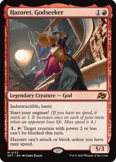 Hazoret Godseeker Promo Pack: Aetherdrift Magic card