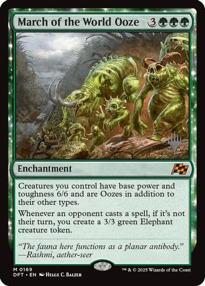 March of the World Ooze Promo Pack: Aetherdrift Magic card
