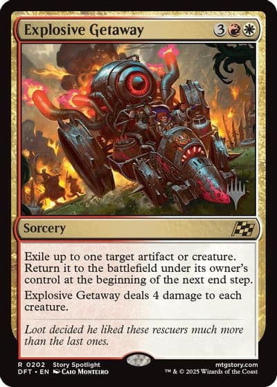 Explosive Getaway Promo Pack: Aetherdrift Magic card