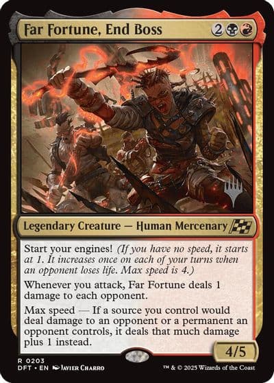 Far Fortune End Boss Promo Pack: Aetherdrift Magic card