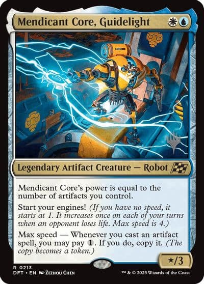 Mendicant Core Guidelight Promo Pack: Aetherdrift Magic card