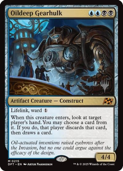 Oildeep Gearhulk Promo Pack: Aetherdrift Magic card