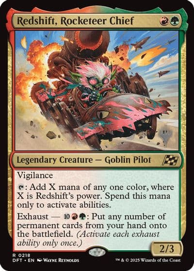 Redshift Rocketeer Chief Promo Pack: Aetherdrift Magic card