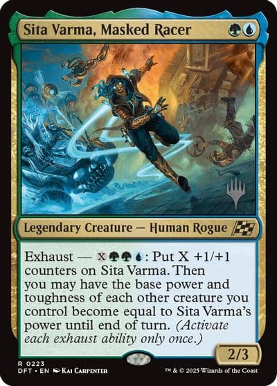 Sita Varma Masked Racer Promo Pack: Aetherdrift Magic card