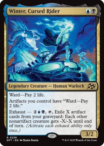 Winter Cursed Rider Promo Pack: Aetherdrift Magic card