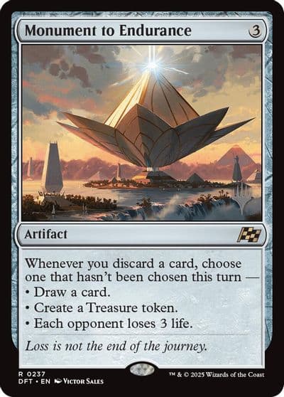 Monument to Endurance Promo Pack: Aetherdrift Magic card