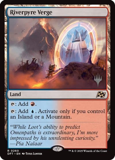 Riverpyre Verge Promo Pack: Aetherdrift Magic card
