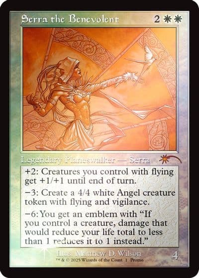 Serra the Benevolent Retro Frame MagicFest Cards Magic card