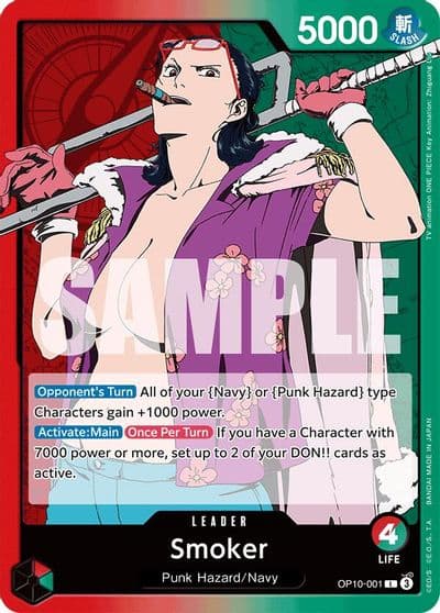 Smoker 001 Royal Blood One Piece card