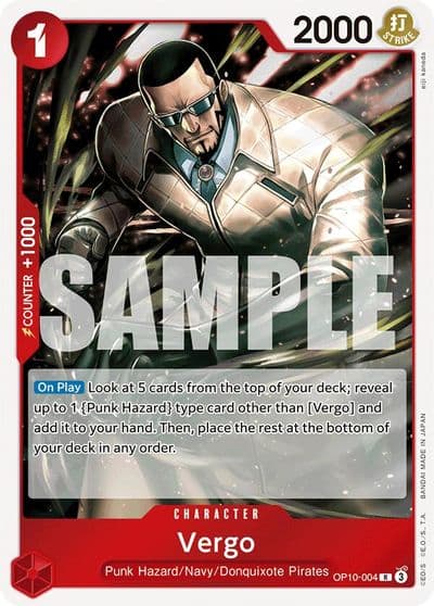 Vergo Royal Blood One Piece card