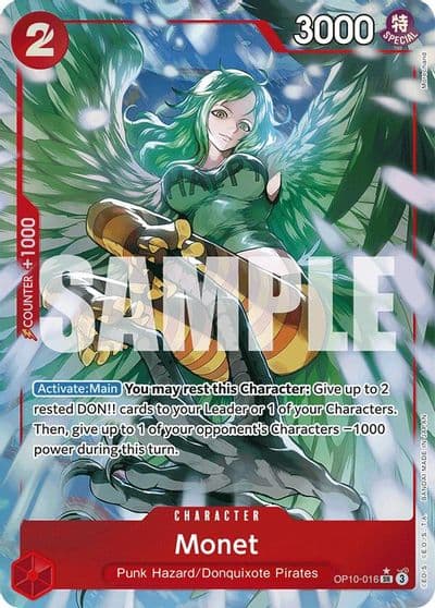 Monet Parallel Royal Blood One Piece card