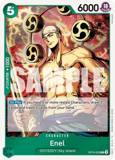Enel Royal Blood One Piece card