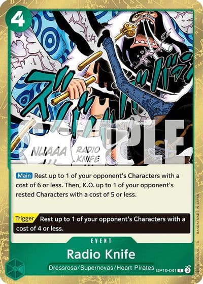 Radio Knife Royal Blood One Piece card