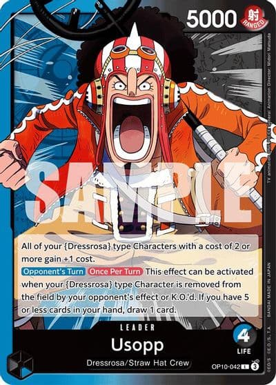 Usopp 042 Royal Blood One Piece card