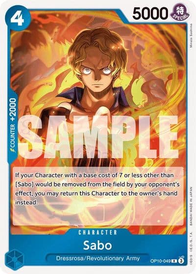 Sabo Royal Blood One Piece card