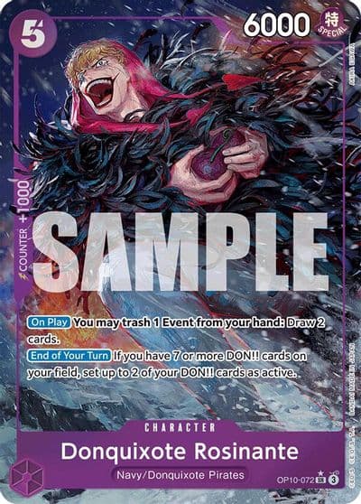 Donquixote Rosinante Parallel Royal Blood One Piece card