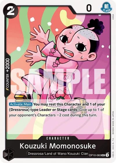 Kouzuki Momonosuke 083 Royal Blood One Piece card