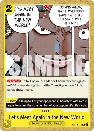 Lets Meet Again in the New World Royal Blood One Piece card