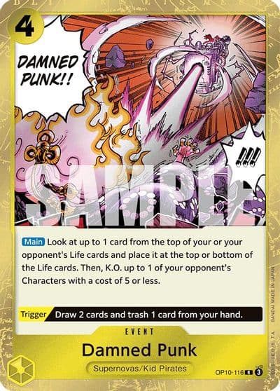 Damned Punk Royal Blood One Piece card