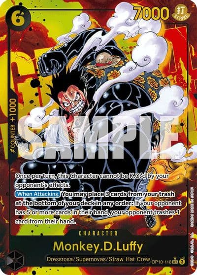 MonkeyDLuffy 118 Parallel Royal Blood One Piece card
