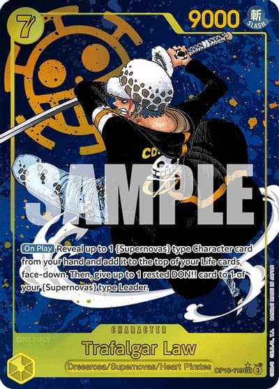 Trafalgar Law 119 Parallel Royal Blood One Piece card