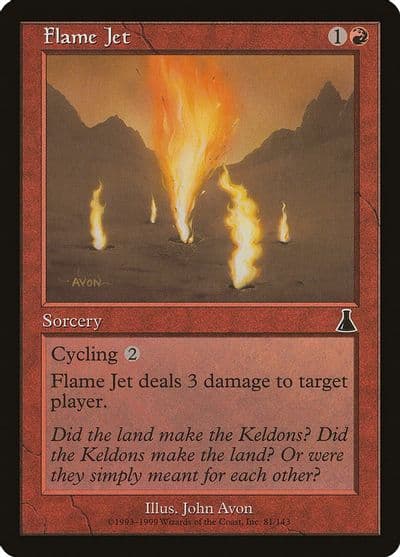 Flame Jet Urza's Destiny Magic card