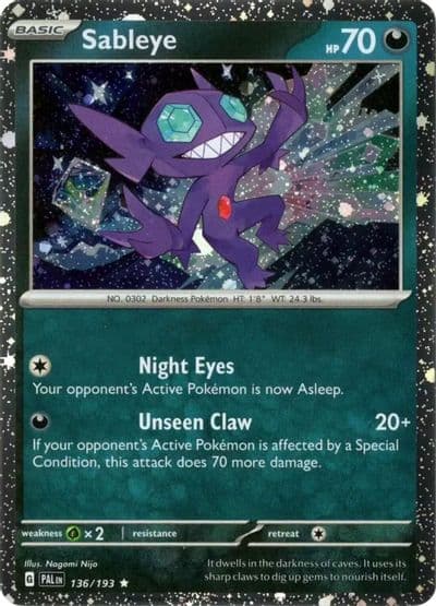 Sableye (Cosmos Holo) Miscellaneous Cards & Products Pokemon card