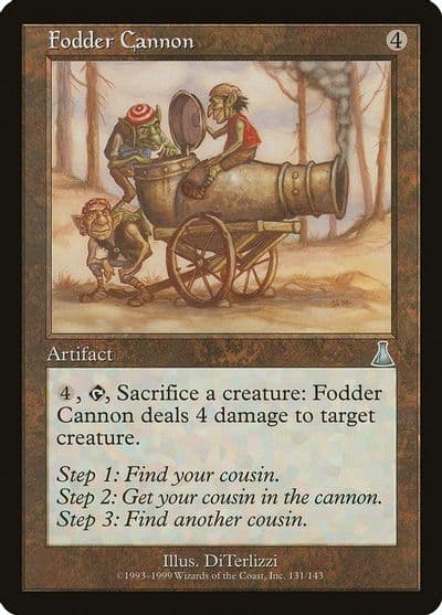 Fodder Cannon Urza's Destiny Magic card