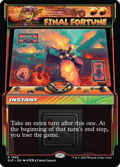 Final Fortune Secret Lair Drop Series Magic card