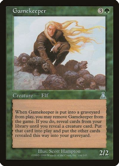 Gamekeeper Urza's Destiny Magic card