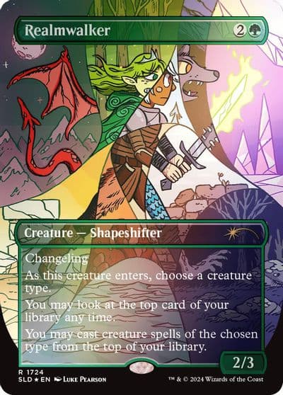 Realmwalker Rainbow Foil Secret Lair Drop Series Magic card