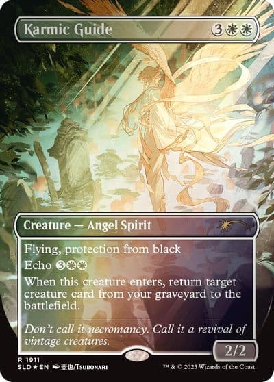 Karmic Guide 1911 Rainbow Foil Secret Lair Drop Series Magic card