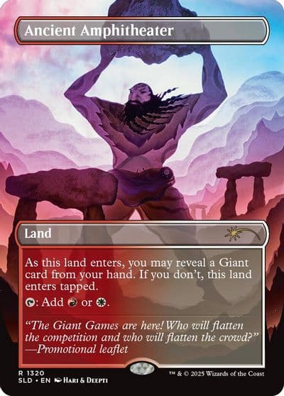 Ancient Amphitheater Secret Lair Drop Series Magic card