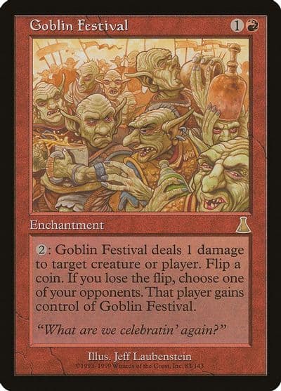Goblin Festival Urza's Destiny Magic card
