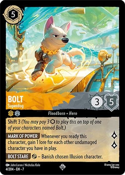 Bolt Superdog Archazia's Island Lorcana card