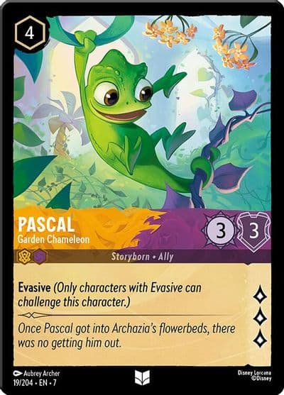 Pascal Garden Chameleon Archazia's Island Lorcana card