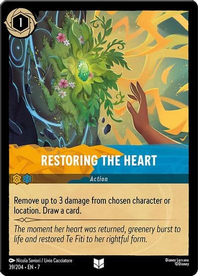 Restoring the Heart Archazia's Island Lorcana card
