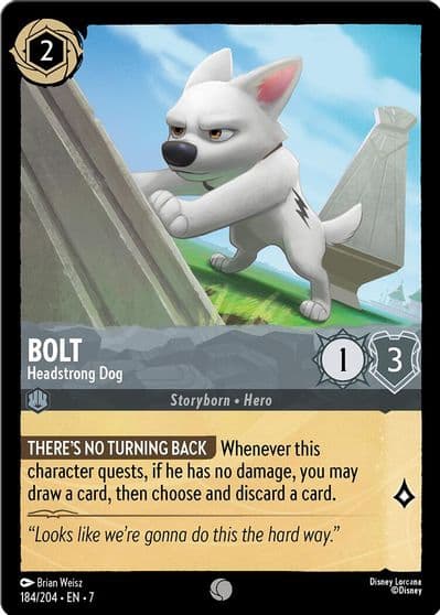 Bolt Headstrong Dog Archazia's Island Lorcana card