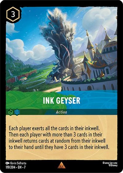 Ink Geyser Archazia's Island Lorcana card
