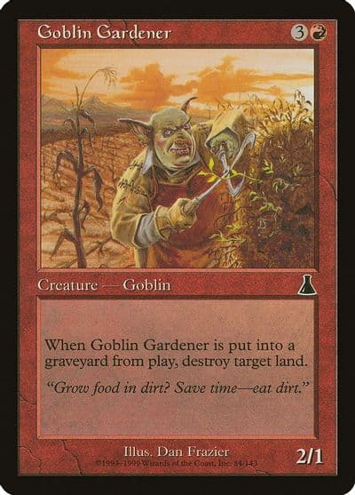 Goblin Gardener Urza's Destiny Magic card