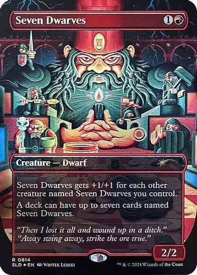 Seven Dwarves 0814 Secret Lair Drop Series Magic card